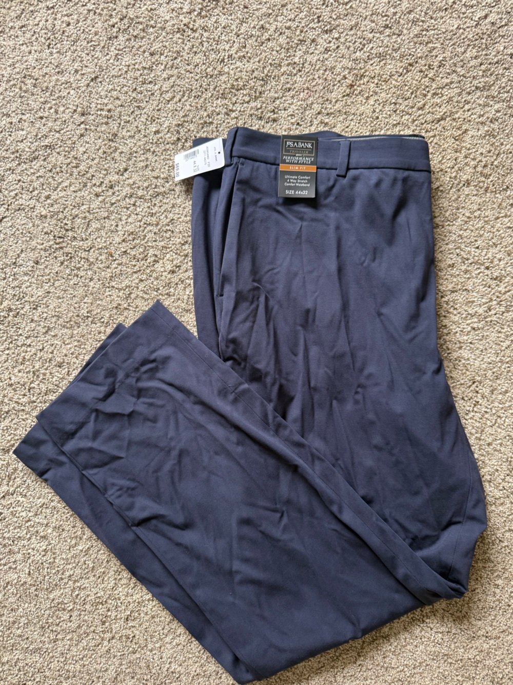 NWT Jos. A. Bank Men's Navy Dress Pants
